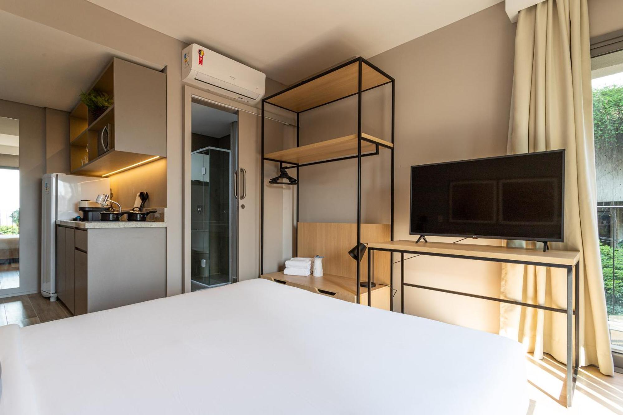 Apartamentos Novos Proximos Ao Masp E A Metros Da Estacao Consolacao E Avenida Paulista - Next Haddock São Paulo Room photo