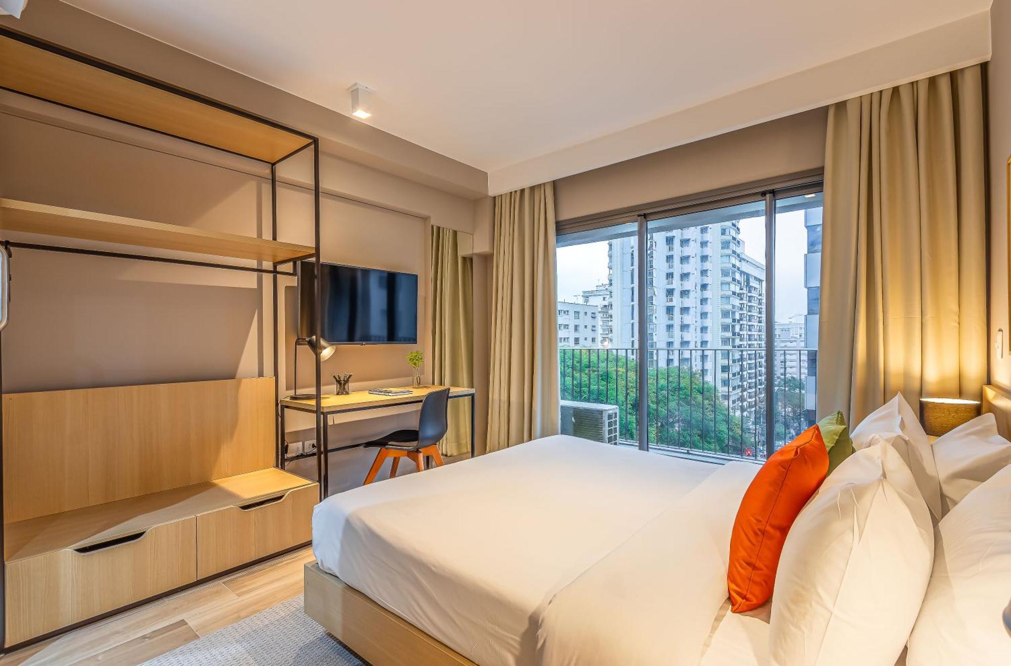 Apartamentos Novos Proximos Ao Masp E A Metros Da Estacao Consolacao E Avenida Paulista - Next Haddock São Paulo Room photo