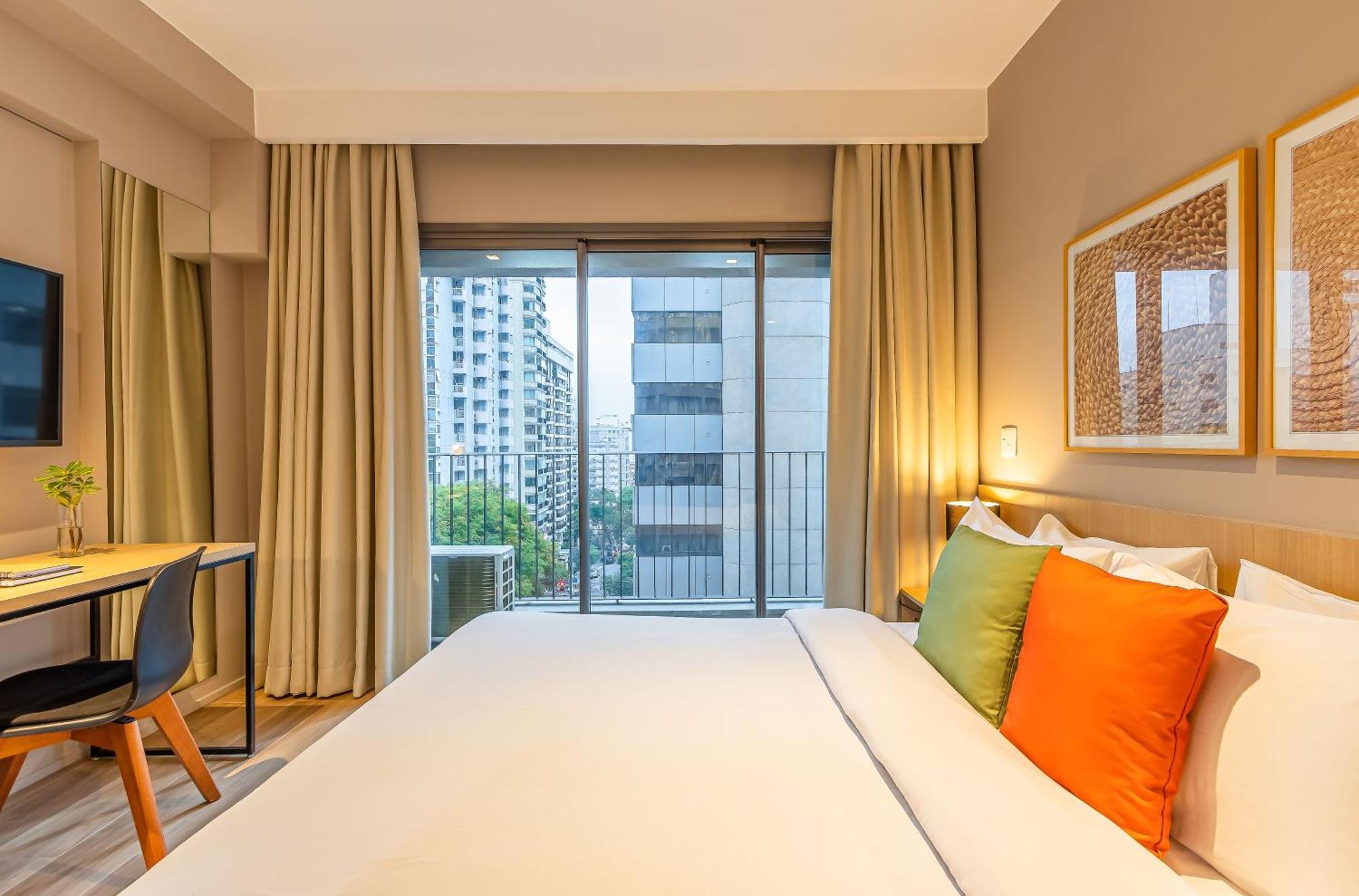 Apartamentos Novos Proximos Ao Masp E A Metros Da Estacao Consolacao E Avenida Paulista - Next Haddock São Paulo Room photo